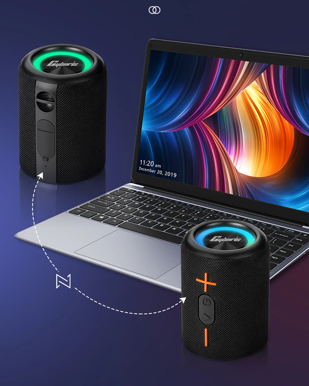 bluetooth split speaker