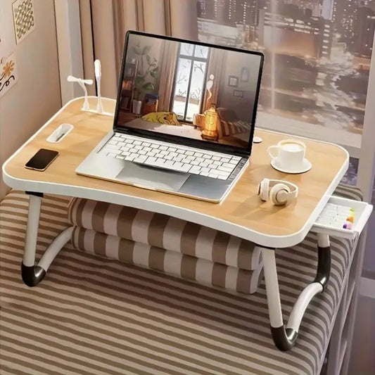 Laptop desk tray
